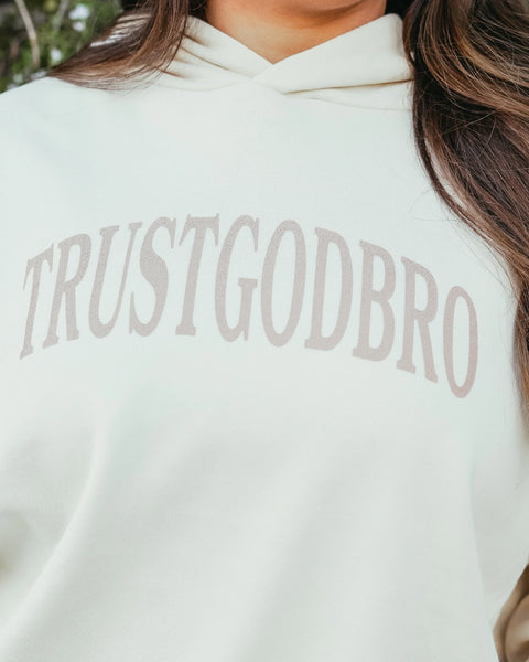 TRUSTGODBRO CROPPED HOODIE