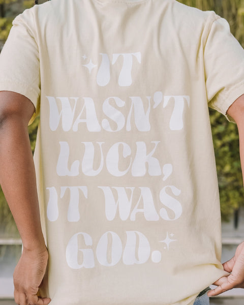 "IT WASN'T LUCK" | COMFORT UNISEX TEE