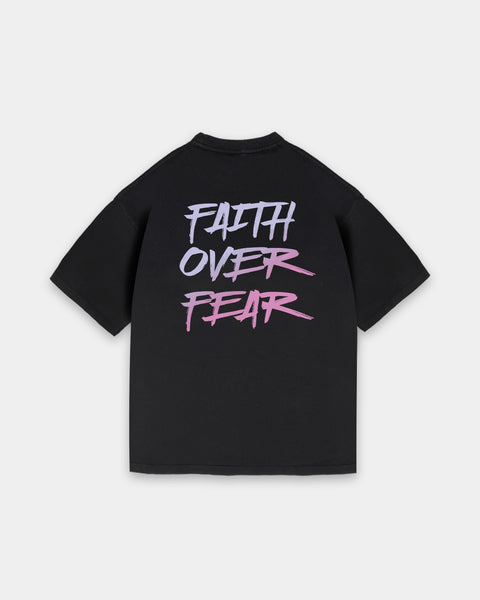 "FAITH OVER FEAR" PREMIUM BOX TEE