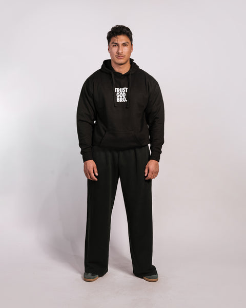 STACKED STANDARD HOODIE | BLACK