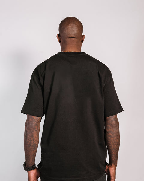 TGB PREMIUM PUFF PRINT TEE | BLACK