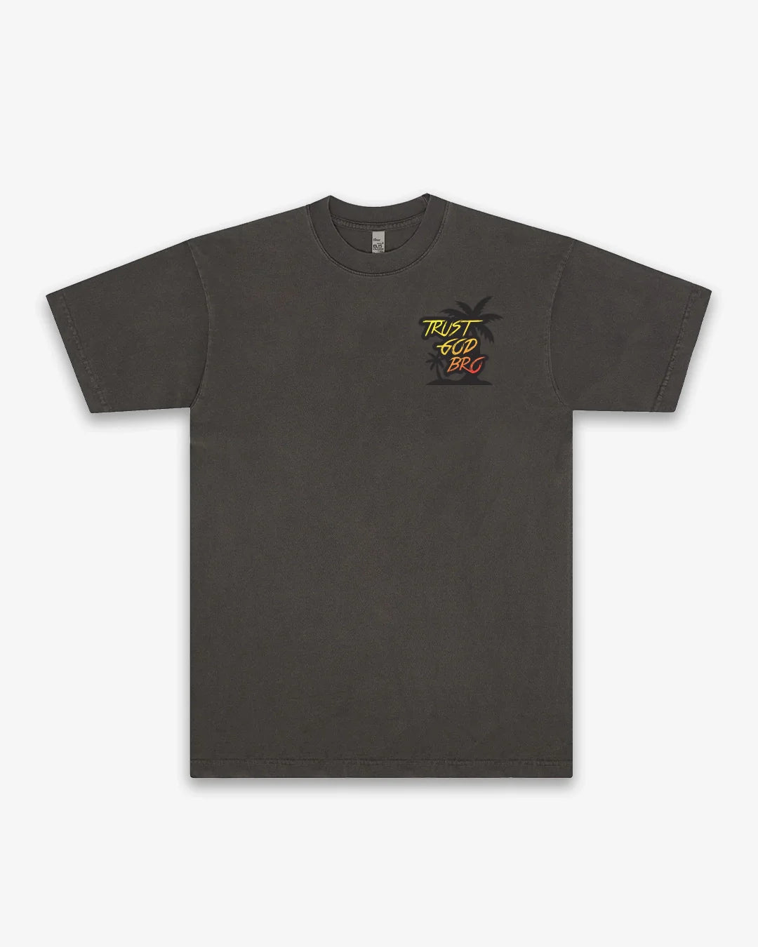 SUNSET PREMIUM MOCK NECK TEE