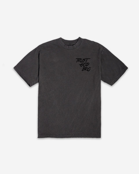 TGB PREMIUM MOCK NECK TEE | VINTAGE BLACK